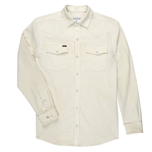 Poncho The Merle Western Denim Shirt - Slim Fit MEN - Clothing - Shirts - Long Sleeve Poncho Outdoors
