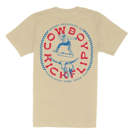 Sendero Provisions Men's Cowboy Kickflip Tee - Cream MEN - Clothing - T-Shirts & Tanks Sendero Provisions Co