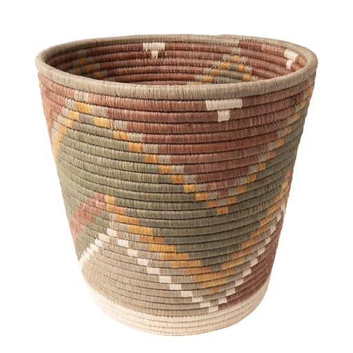 Wide Zig Zag Bucket Basket HOME & GIFTS - Home Decor - Decorative Accents Maadili Collective