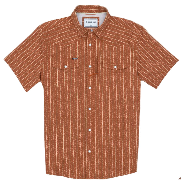 Poncho The Earl Western Shirt - Slim Fit MEN - Clothing - Shirts - Short Sleeve Poncho Outdoors