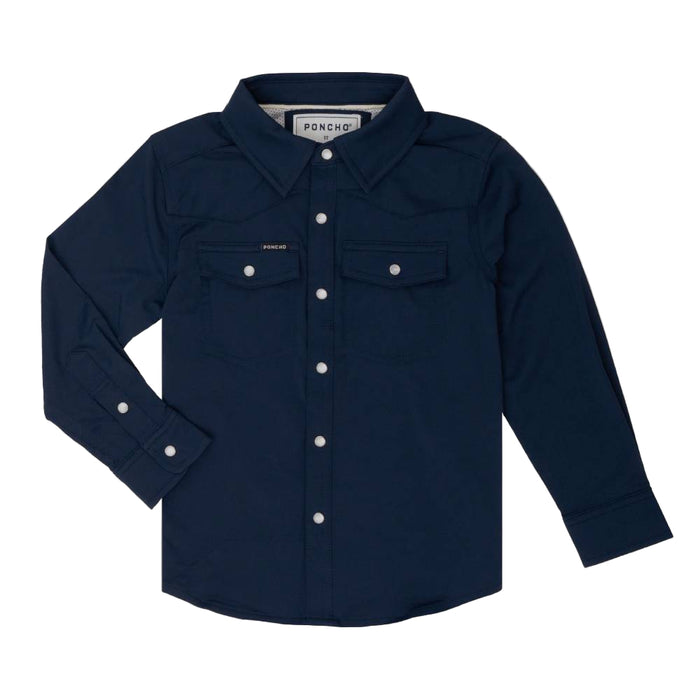Poncho Boy's The Bronc Buster Western Shirt KIDS - Boys - Clothing - Shirts - Long Sleeve Shirts Poncho Outdoors