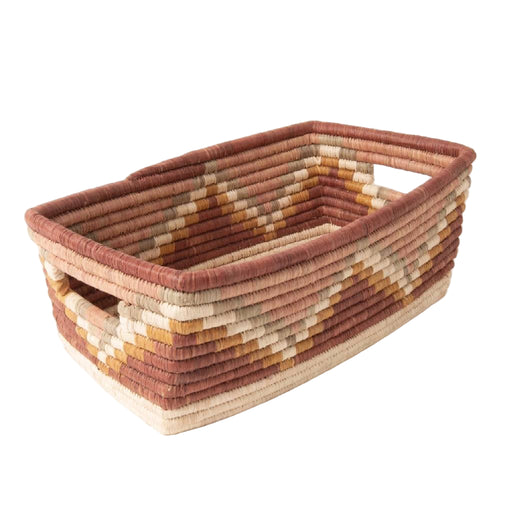Zig Zag Rectangle Basket HOME & GIFTS - Home Decor - Decorative Accents Maadili Collective