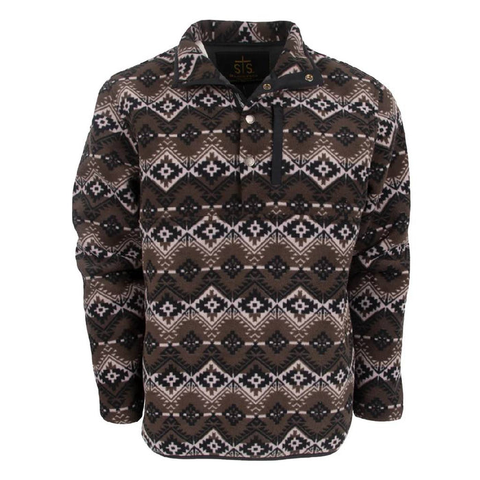 STS Ranchwear Men's Wren Fleece Aztec Pullover
