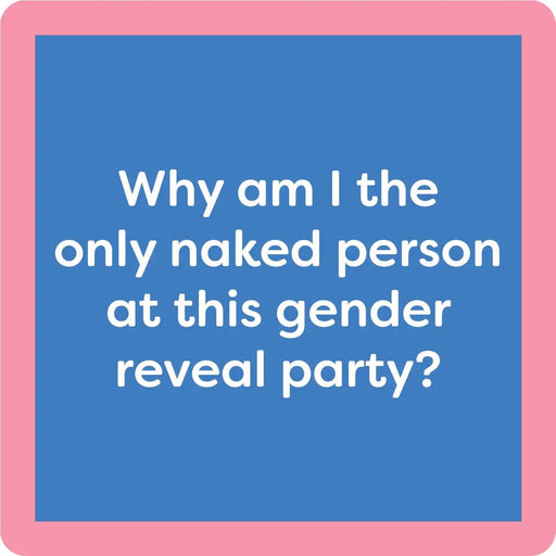 Gender Reveal Coaster HOME & GIFTS - Gifts Drinks On Me