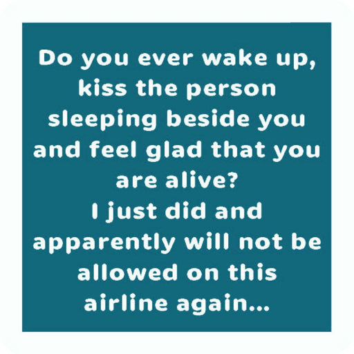 Kiss The Person Coaster HOME & GIFTS - Gifts Drinks On Me