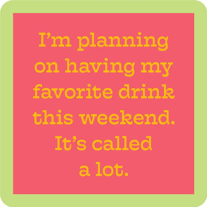 A Lot Coaster HOME & GIFTS - Gifts Drinks On Me
