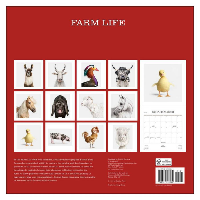 Farm Life 2026 Wall Calendar HOME & GIFTS - Gifts Simon & Schuster