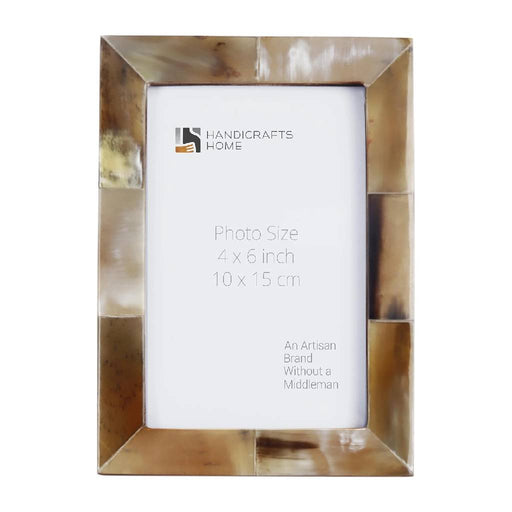 Horn Inlay Frame 4x6 - Essence White HOME & GIFTS - Home Decor - Decorative Accents Handicrafts Home