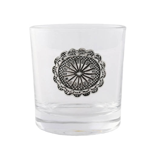 Arthur Court Western Concho Bar Glass HOME & GIFTS - Tabletop + Kitchen - Drinkware + Glassware Arthur Court