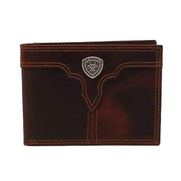 Ariat Center Bump Shield Bifold Wallet MEN - Accessories - Wallets & Money Clips M&F Western Products