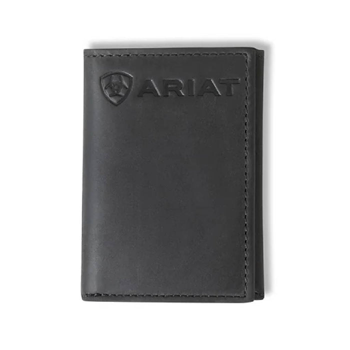 Ariat Embossed Logo Trifold Wallet MEN - Accessories - Wallets & Money Clips M&F Western Products