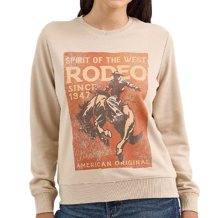 Wrangler Women's Graphic Crew Sweatshirt
