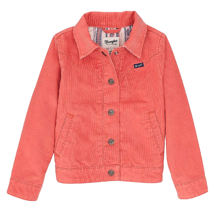 Wrangler Girl's Flannel Lined Corduroy Jacket