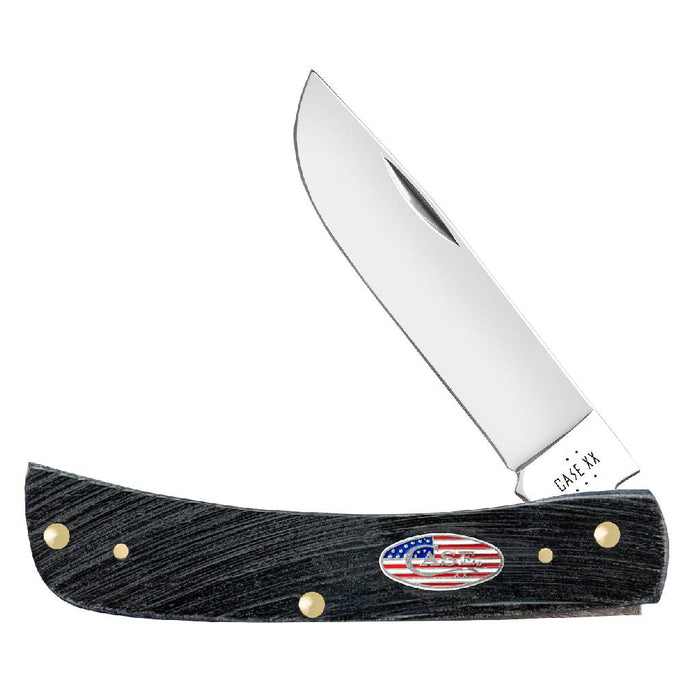 Case Sod Buster Jr - Sawcut Jig Gray Bone - Stars & Stripes Shield Knives W.R. Case