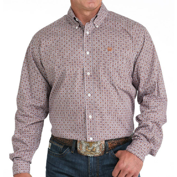 Cinch Men's Geo Print Button Down Shirt MEN - Clothing - Shirts - Long Sleeve Cinch