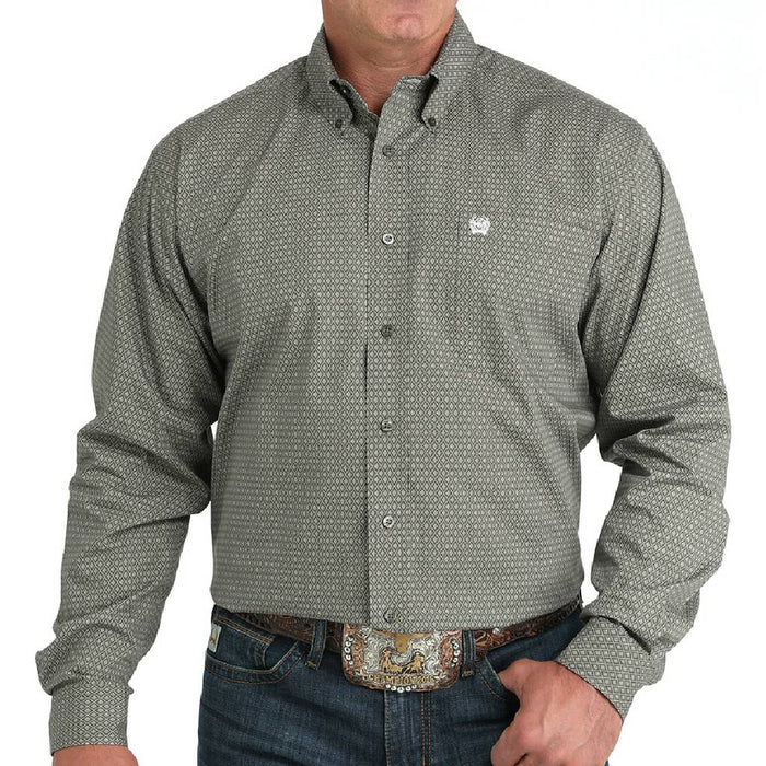 Cinch Men's Geo Print Button Down Shirt MEN - Clothing - Shirts - Long Sleeve Cinch