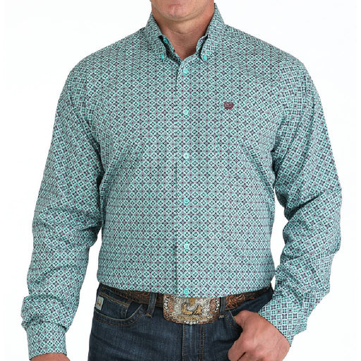 Cinch Men's Geo Print Button Down Shirt MEN - Clothing - Shirts - Long Sleeve Cinch