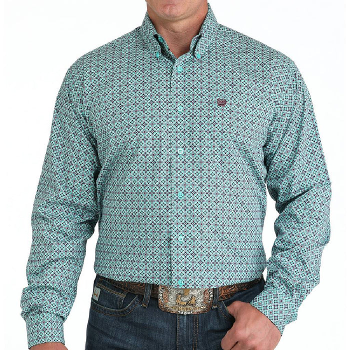 Cinch Men's Geo Print Button Down Shirt