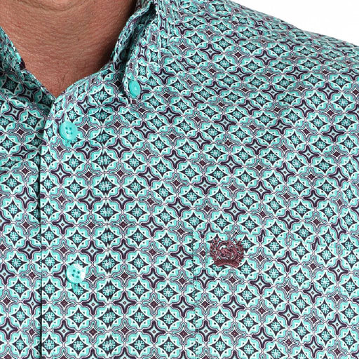 Cinch Men's Geo Print Button Down Shirt MEN - Clothing - Shirts - Long Sleeve Cinch