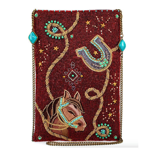 Saddle Up Horse Mini Burgundy Crossbody WOMEN - Accessories - Handbags - Crossbody bags Mary Frances Accessories