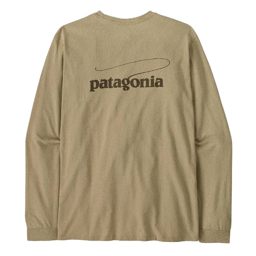 Patagonia Men's Casting Logo Responsibilli Tee - Pumice MEN - Clothing - T-Shirts & Tanks Patagonia