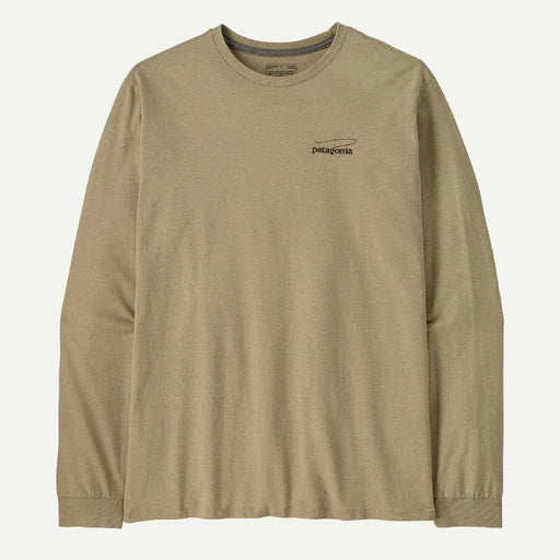 Patagonia Men's Casting Logo Responsibilli Tee - Pumice MEN - Clothing - T-Shirts & Tanks Patagonia