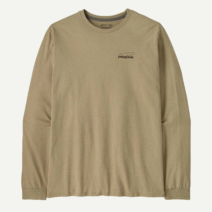 Patagonia Men's Casting Logo Responsibilli Tee - Pumice MEN - Clothing - T-Shirts & Tanks Patagonia