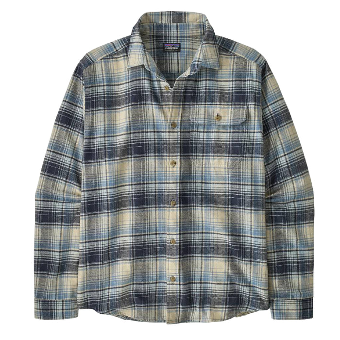 Patagonia Men's Lightweight Fjord Flannel - Foggy/Virtually Blue MEN - Clothing - Shirts - Long Sleeve Patagonia
