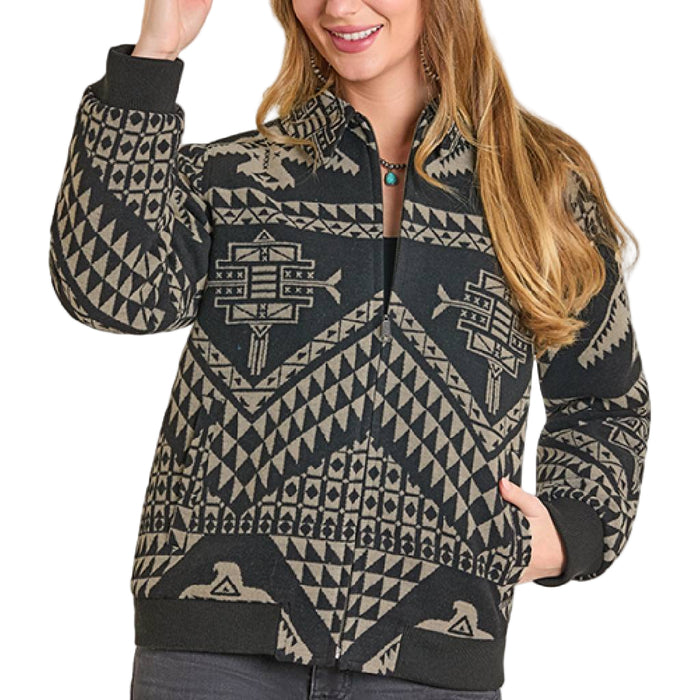 Panhandle Slim Women's Aztec Bomber Jacket WOMEN - Clothing - Outerwear - Jackets Panhandle