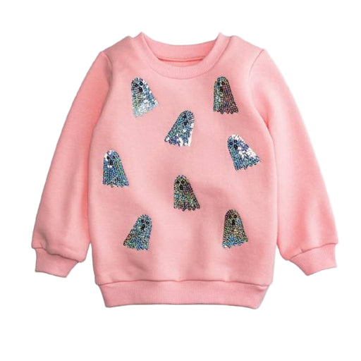 Mud Pie Toddler Girl's Sparkle Ghosts Sweatshirt KIDS - Baby - Baby Girl Clothing Mud Pie