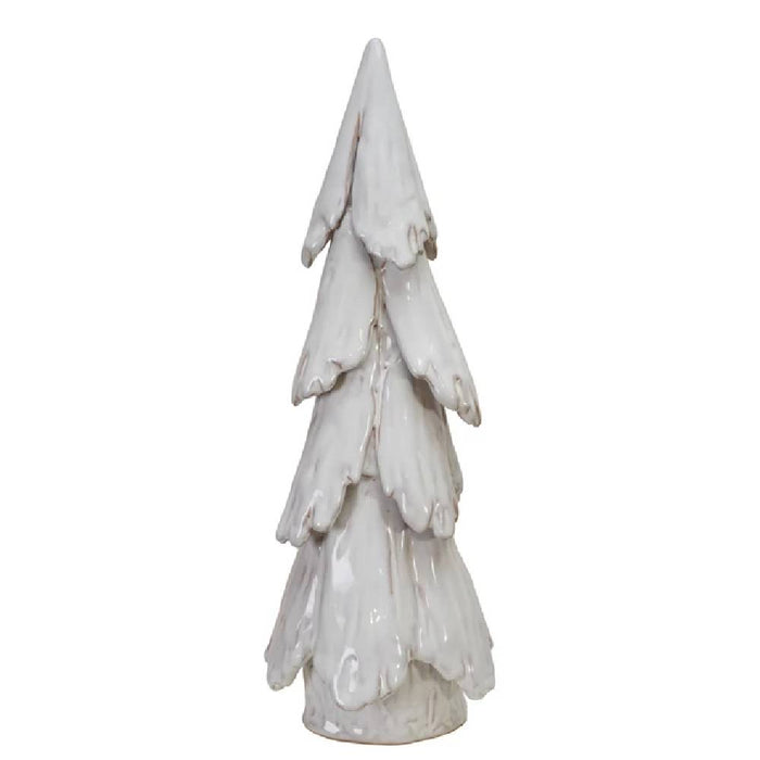 Handmade Stoneware Tree - White
