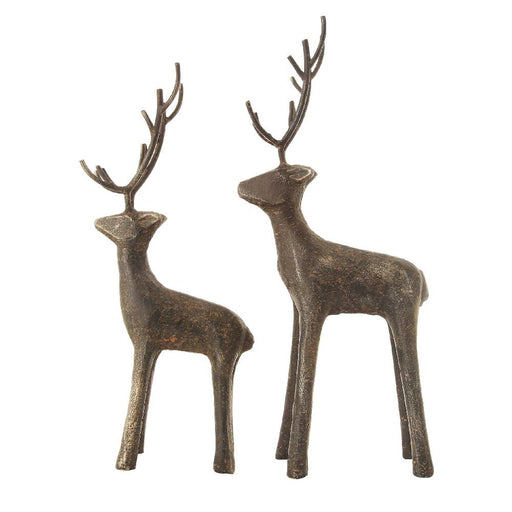 Cast Iron Standing Deer - Large HOME & GIFTS - Home Decor - Seasonal Decor Creative Co-Op
