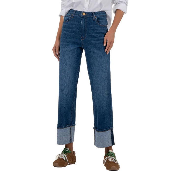 Kut Sienna High Rise Straight Leg Jean