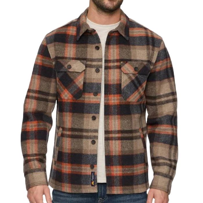 Flag & Anthem Midland Brushed Plaid Shirt Jacket