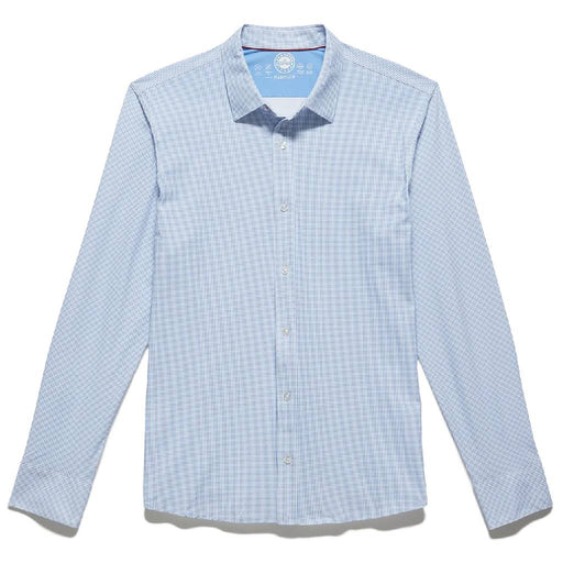 Flag & Anthem Men's Madeflex Journey Performance Patton Shirt - Gingham Blue MEN - Clothing - Shirts - Long Sleeve Flag And Anthem