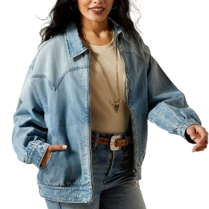 Ariat Women's Cheyenne Denim Bomber Jacket