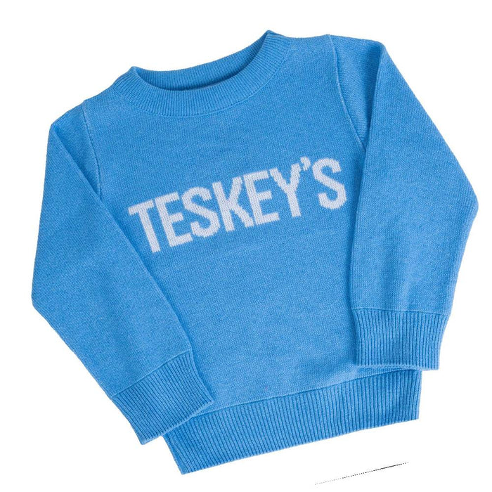 Teskey's Youth Crewneck Sweater - Hydrangea/White TESKEY'S GEAR - Sweatshirts Teskey's
