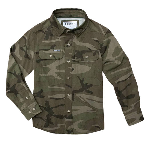 Poncho Boy's The Young Buck Original Shirt KIDS - Boys - Clothing - Shirts - Long Sleeve Shirts Poncho Outdoors