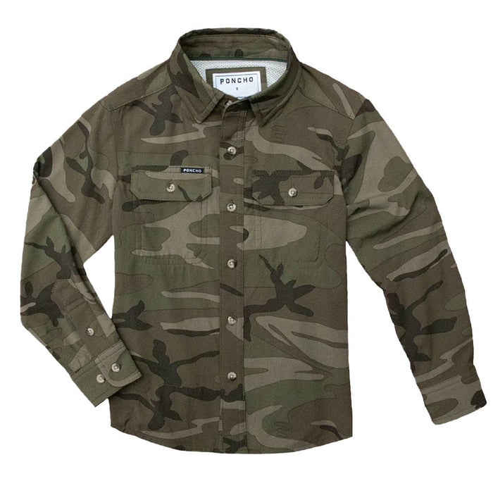 Poncho Boy's The Young Buck Original Shirt KIDS - Boys - Clothing - Shirts - Long Sleeve Shirts Poncho Outdoors