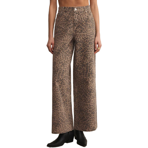 Z Supply Marli Denim Leopard Pant WOMEN - Clothing - Pants & Leggings Z Supply