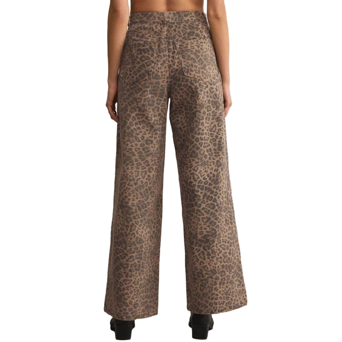 Z Supply Marli Denim Leopard Pant WOMEN - Clothing - Pants & Leggings Z Supply