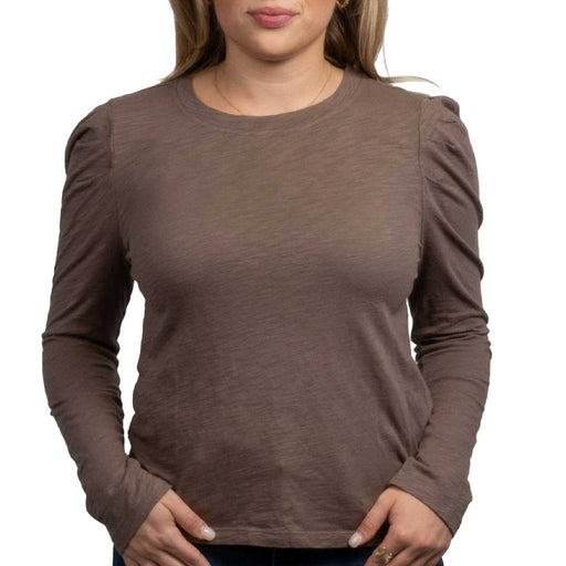 Dylan Jules Pleated Shoulder Sleeve Top WOMEN - Clothing - Tops - Long Sleeved Dylan