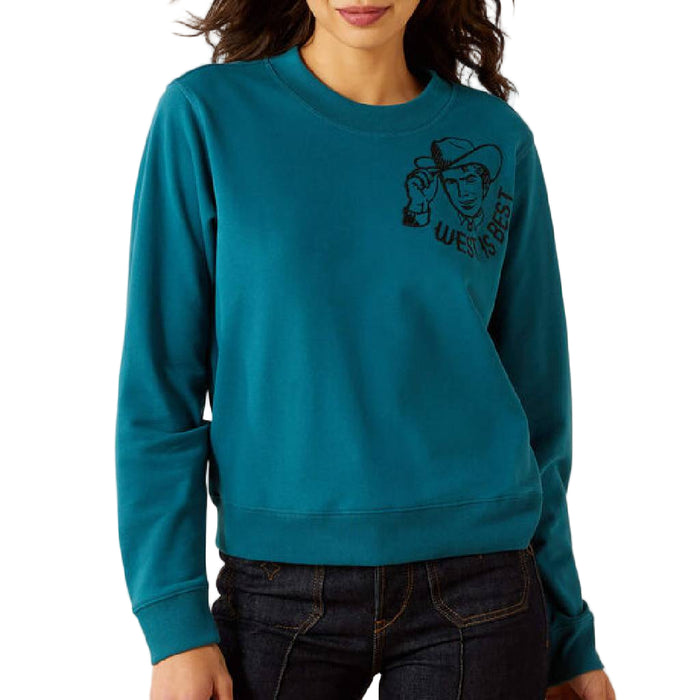 Ariat Women's Essential Sendero West Is Best Sweatshirt WOMEN - Clothing - Pullovers & Hoodies Ariat Clothing