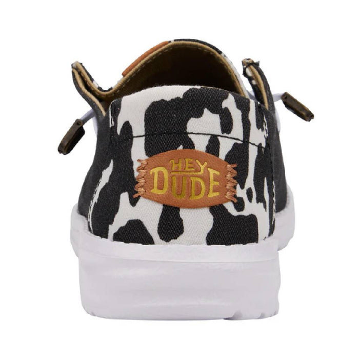 Hey Dude Wendy Black Animal - Black Cow WOMEN - Footwear - Casuals Hey Dude