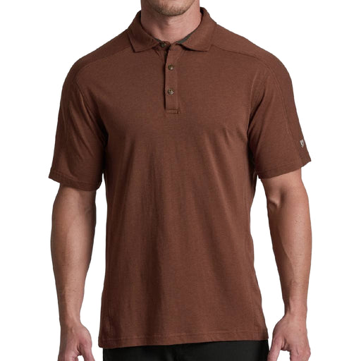 KÜHL Men's Brazen Kuhldry Polo Shirt - Rustic Brick MEN - Clothing - Shirts - Short Sleeve Kühl