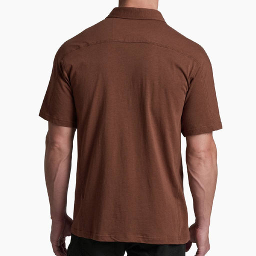 KÜHL Men's Brazen Kuhldry Polo Shirt - Rustic Brick MEN - Clothing - Shirts - Short Sleeve Kühl