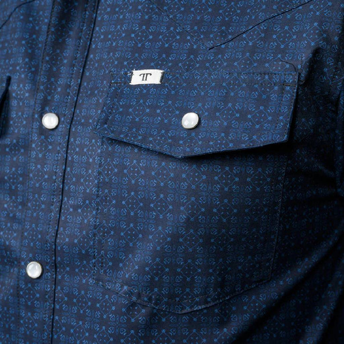 Ferrell Brand The Collin In Black Snap Shirt MEN - Clothing - Shirts - Long Sleeve Ferrell Brand