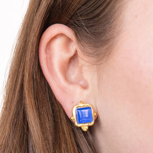 Charlotte Stud Earrings - Classic Blue WOMEN - Accessories - Jewelry - Earrings Susan Shaw