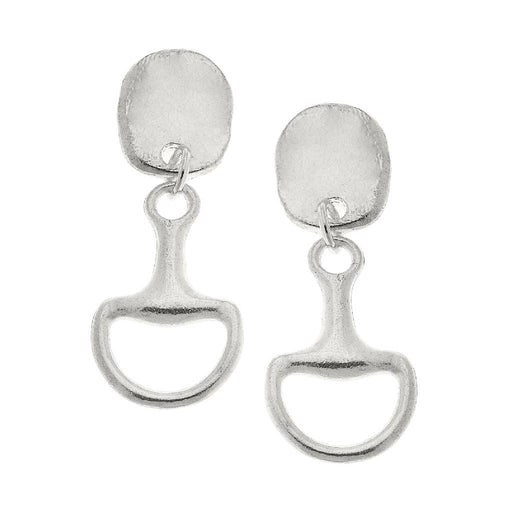Silver Horsebit Earrings WOMEN - Accessories - Jewelry - Earrings Susan Shaw