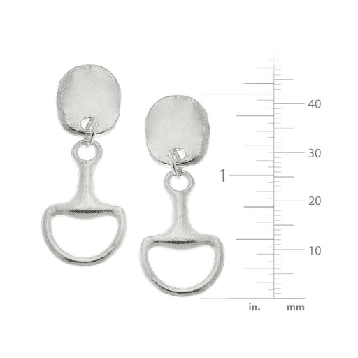 Silver Horsebit Earrings WOMEN - Accessories - Jewelry - Earrings Susan Shaw